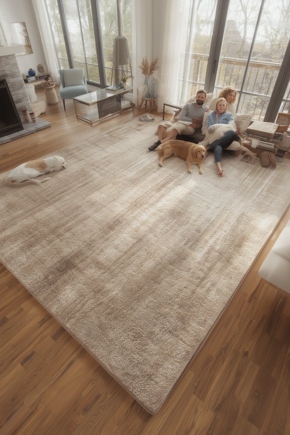 Tumble rug,machine washable rug,spillproof washable rug - Illustration 1