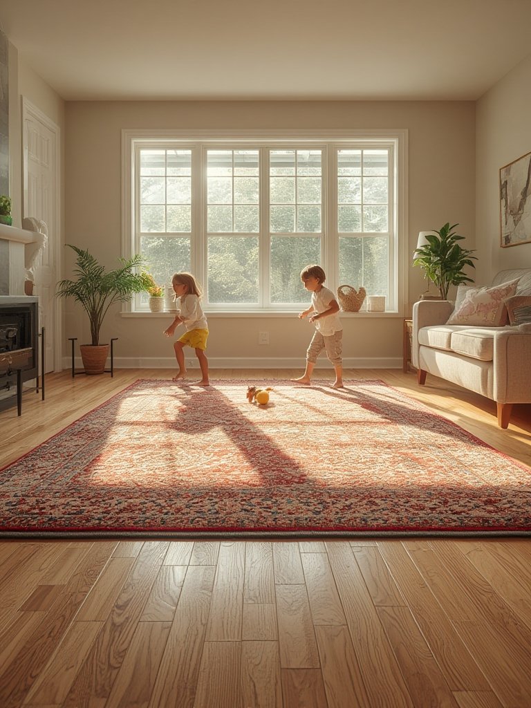 Tumble rug,machine washable rug,spillproof washable rug - Illustration 3