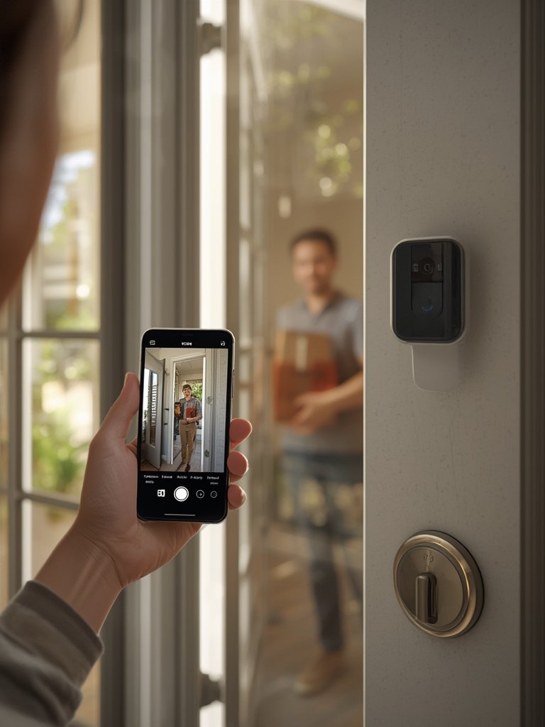 Ring Battery Doorbell Plus Review 2 video doorbell in action