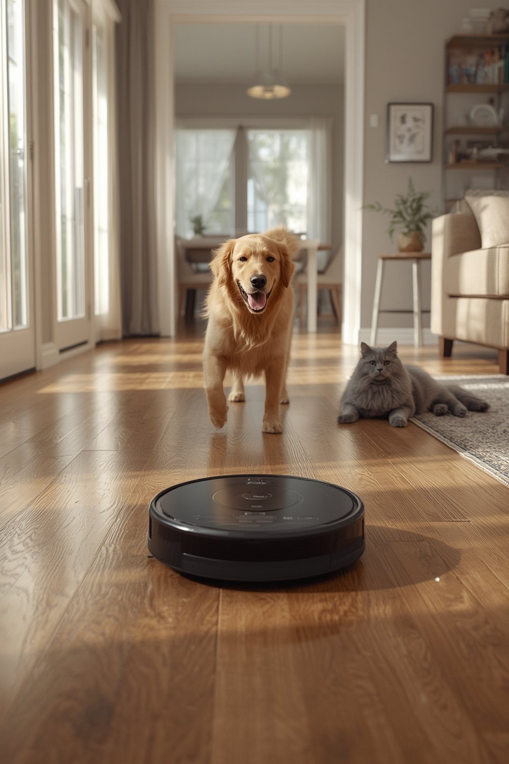 best robot vacuum for pet hair on hardwood floors - Illustration 1