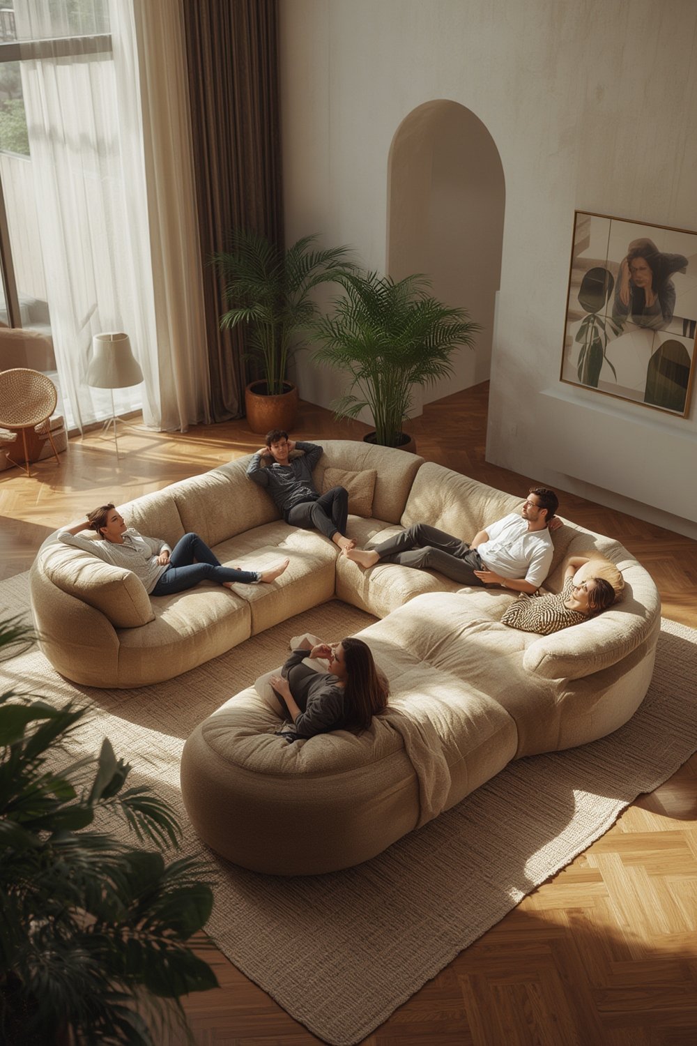 boneless couch - Illustration 1