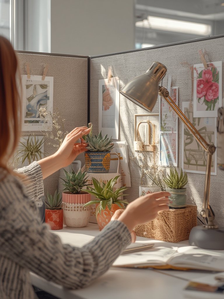 Cubicle Makeover Ideas: Boost Productivity 3 cubicle makeover ideas - Illustration 2