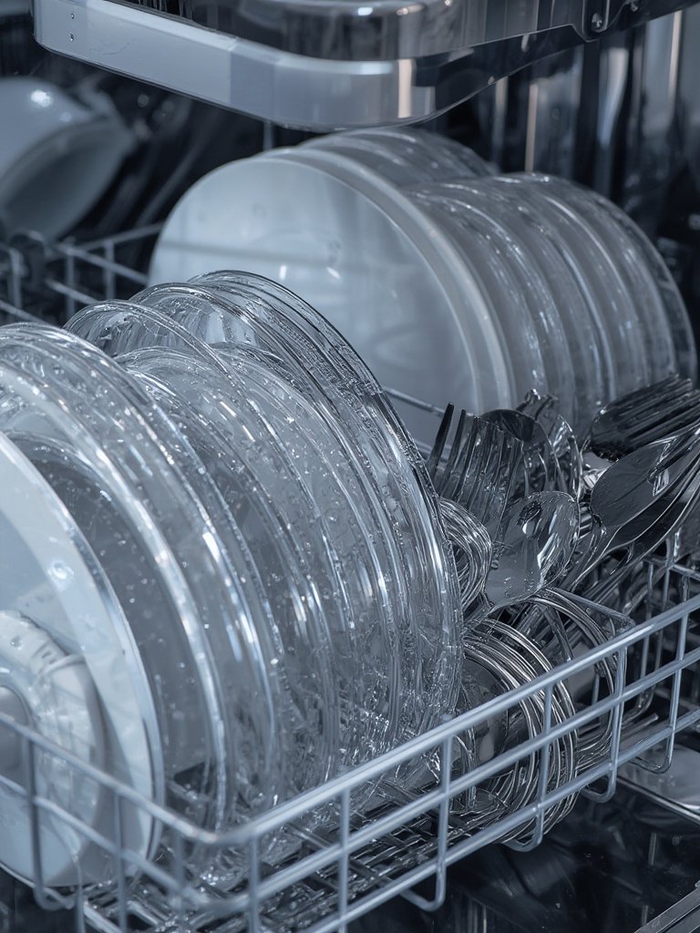dishwasher pods in action