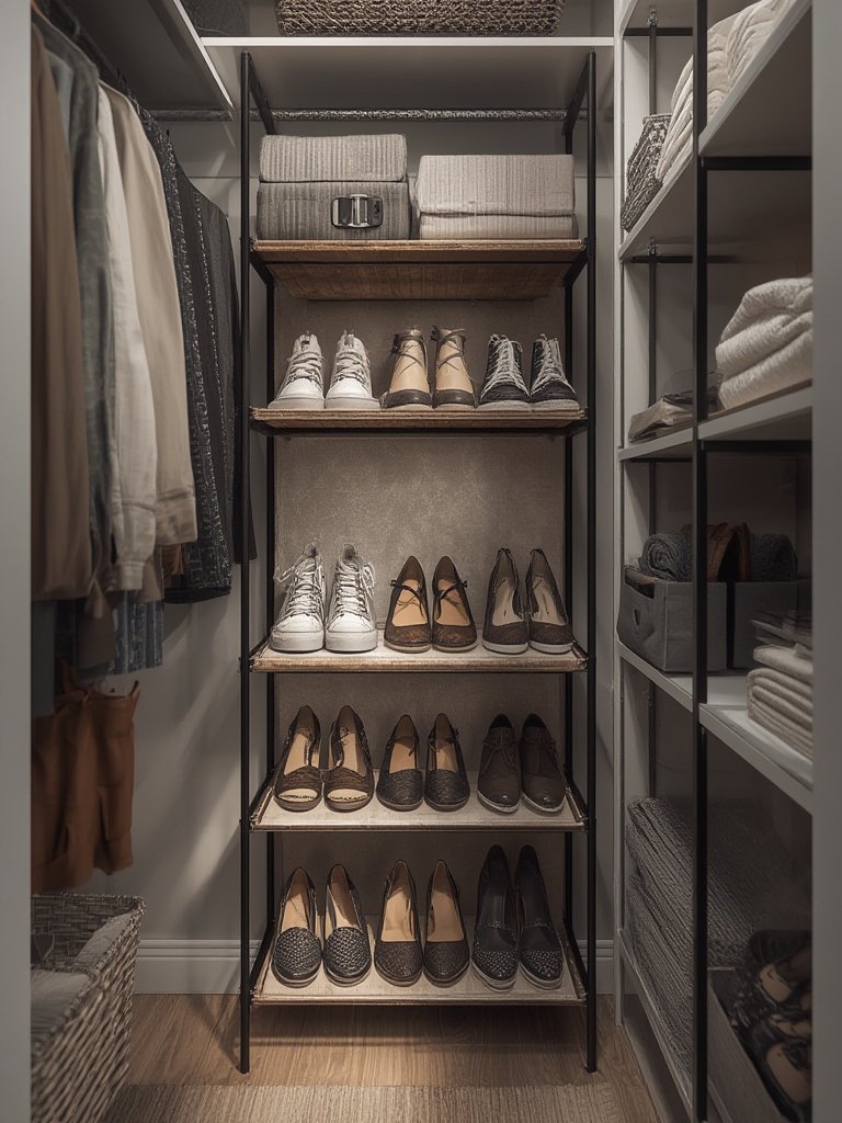 VASAGLE Shoe Rack Review 2 shoe rack in action