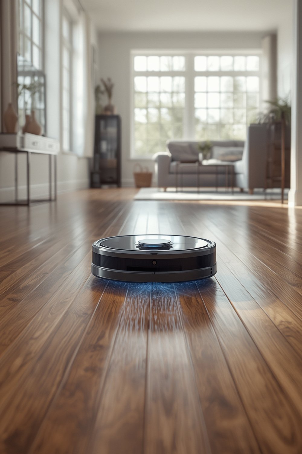 hot water mopping robot vacuum - Illustration 1