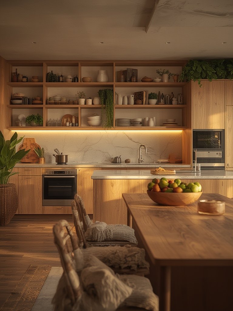 organic modern kitchen