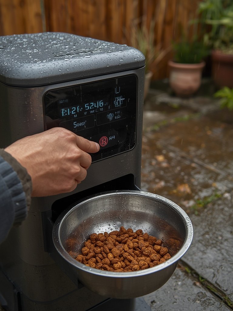 outdoor automatic pet feeder - Illustration 2