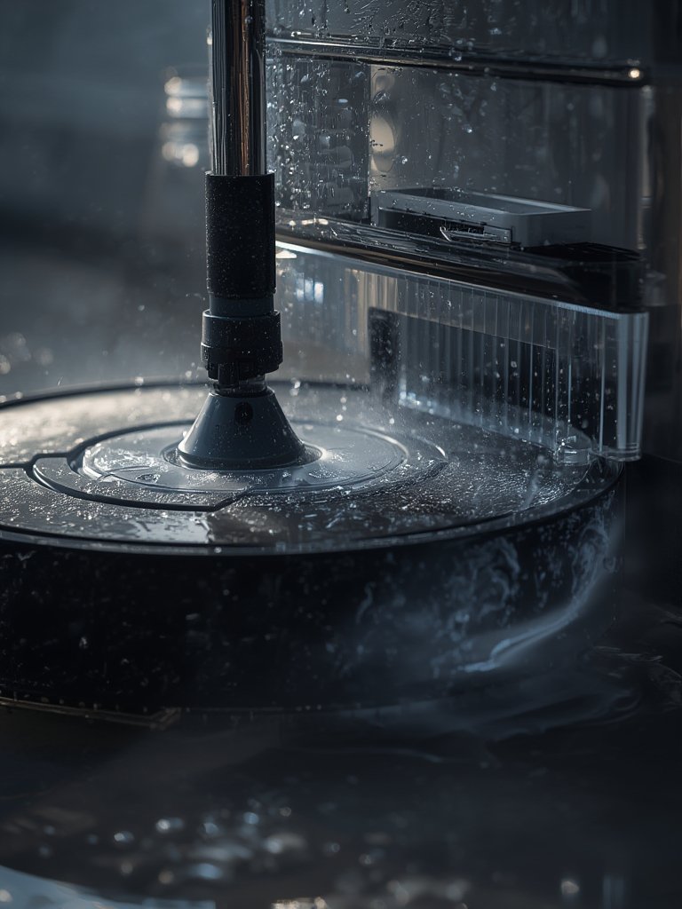 self washing robot vacuum hot water dock - Illustration 2