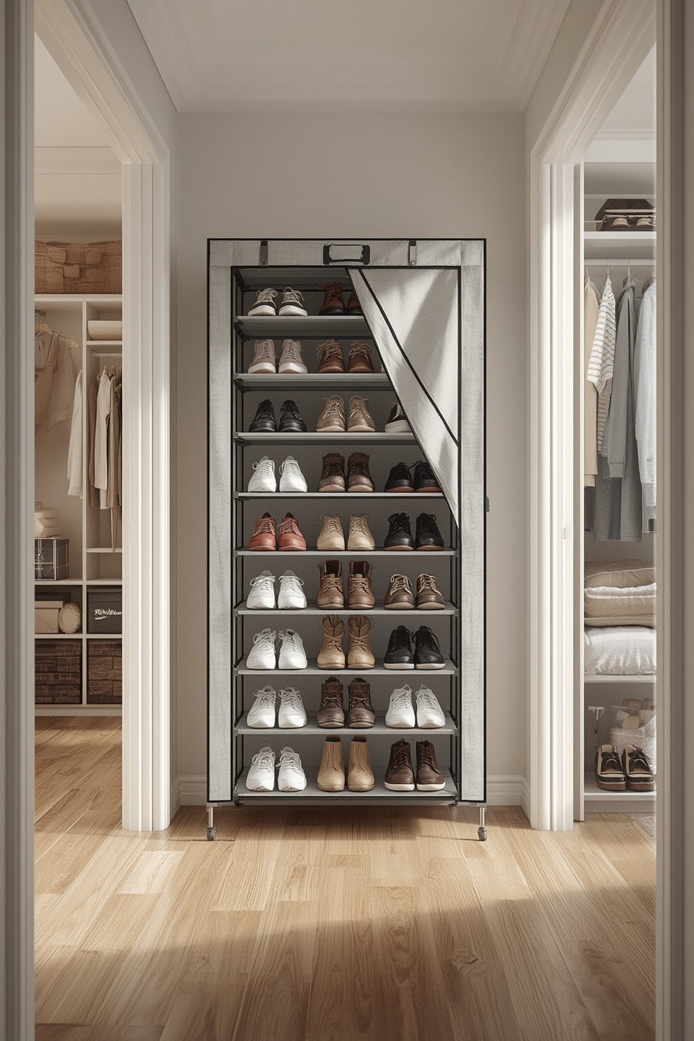 SONGMICS 10-Tier Shoe Rack Review 1 shoe rack product view
