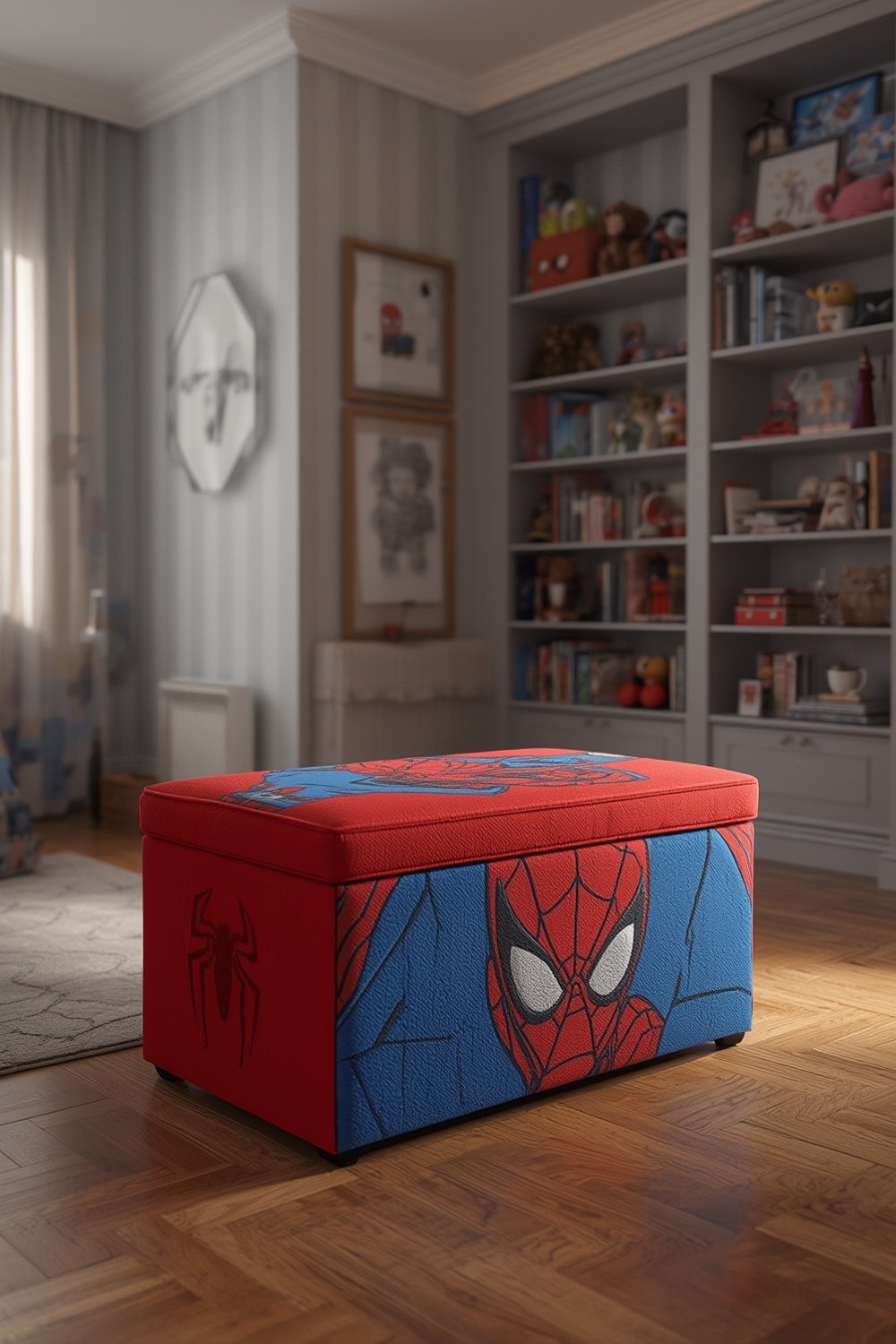 spiderman ottoman product view