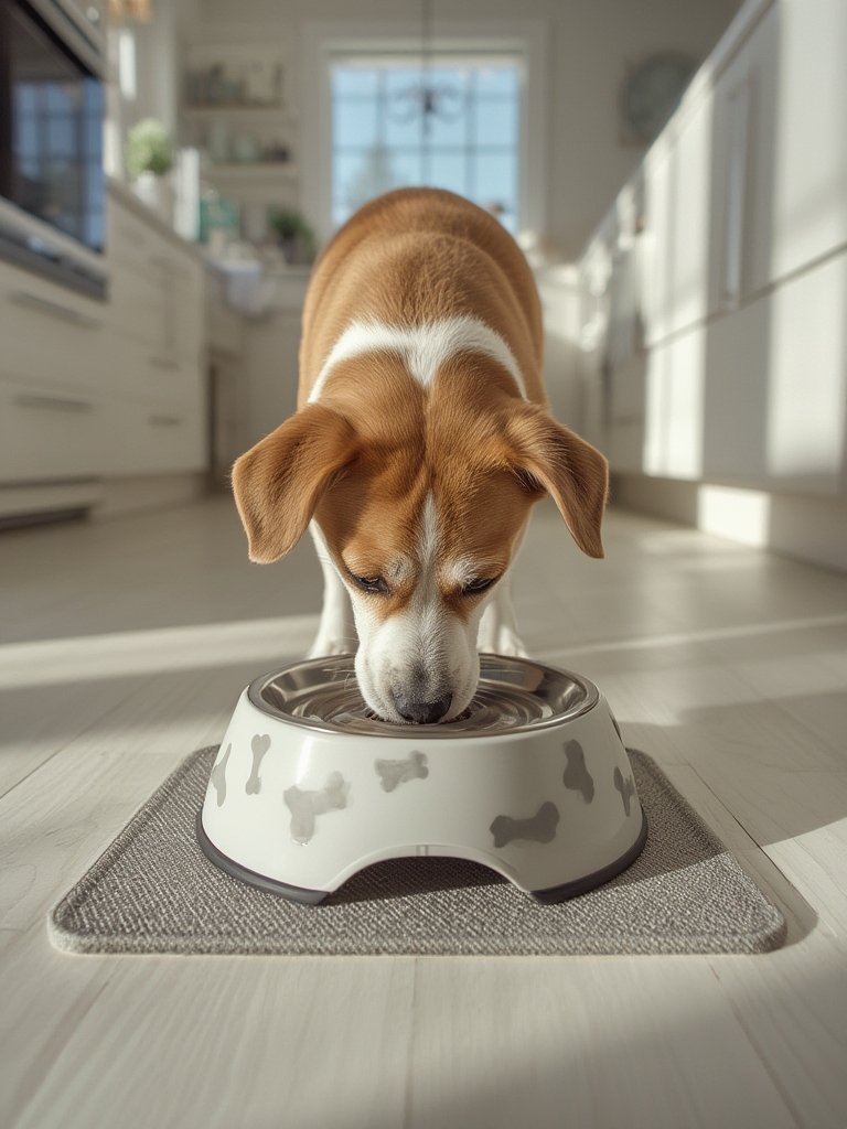 slow feeder in action