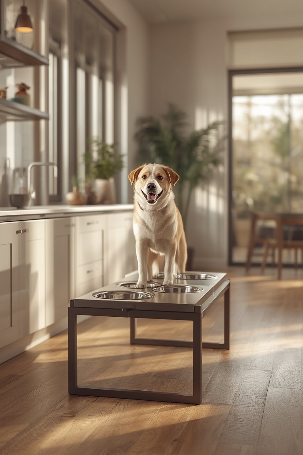 elevated dog product view