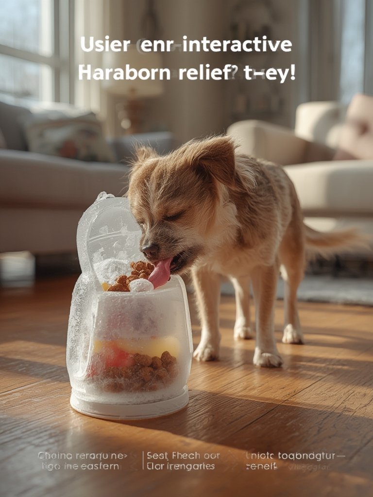 dog puzzle in action