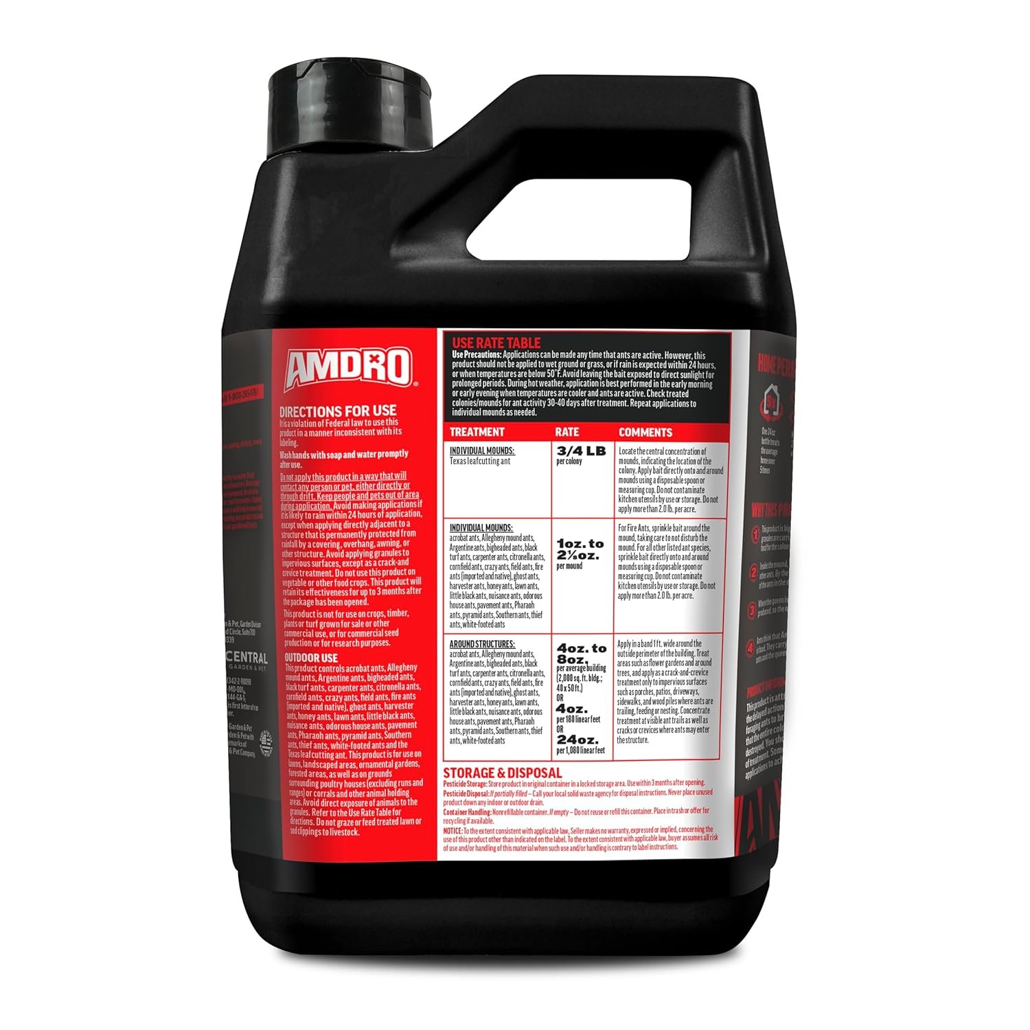 Amdro Ant Killer Perimeter 24oz perimeter bait granules close up 2