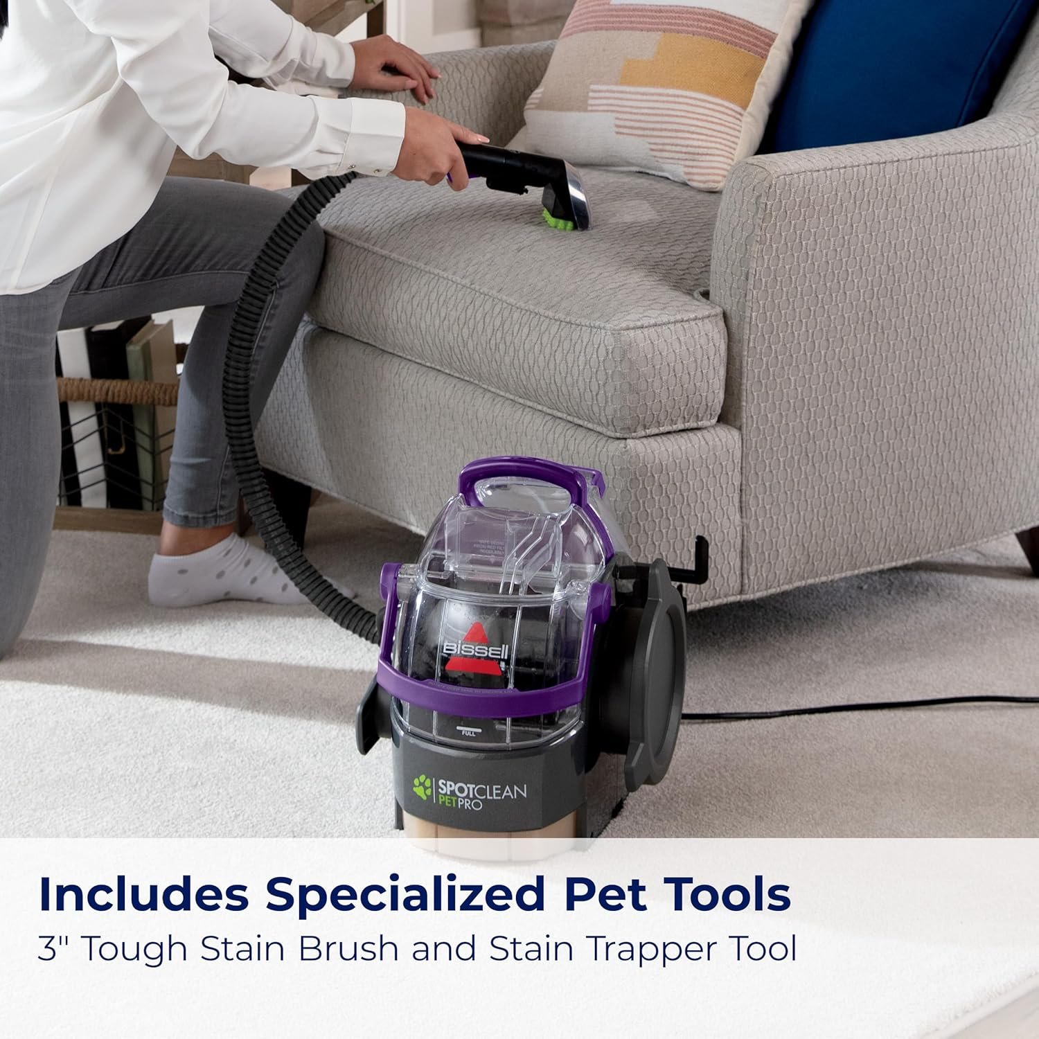 Bissell SpotClean Pet Pro 2458 - accessory tools and brushes