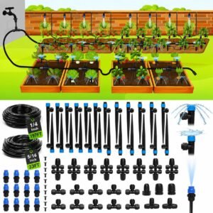 Bonviee 230FT quick connect drip irrigation kit complete package contents