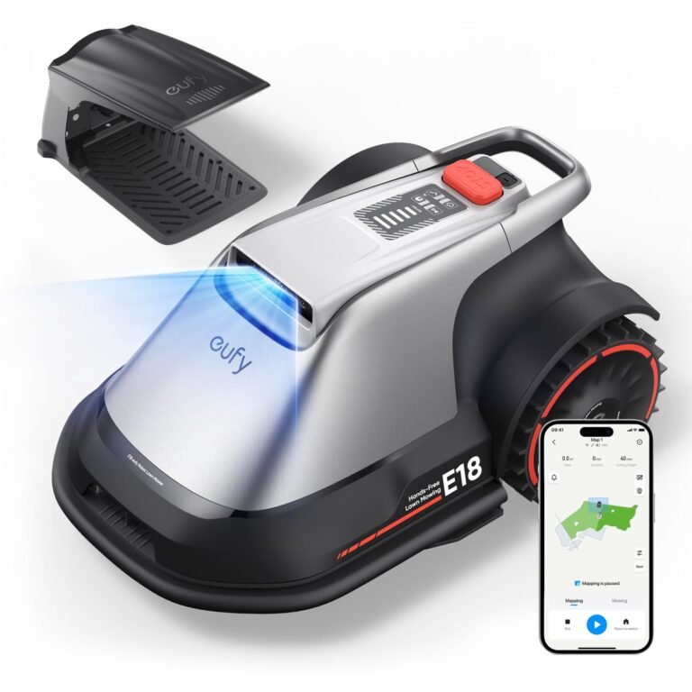 eufy E18 robot lawn mower main product hero image