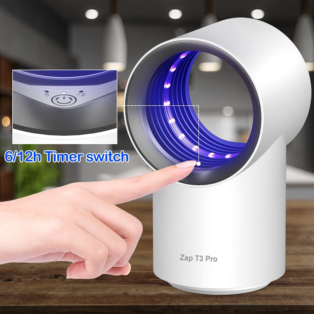 FVOAI indoor mosquito killer with timer - product detail view 4