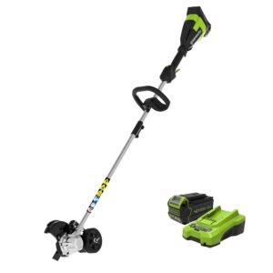 Greenworks 40V 8-inch cordless lawn edger with battery and charger included