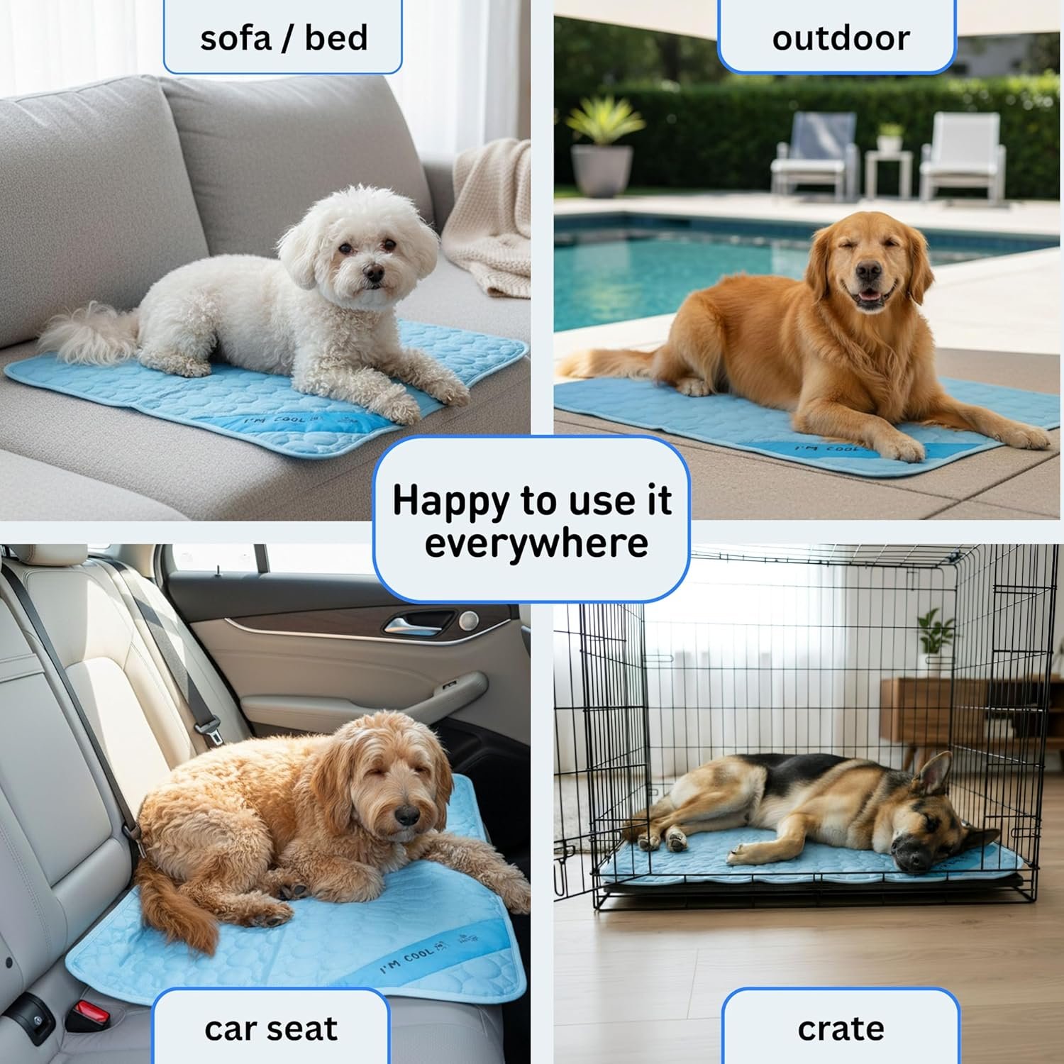INSPECTOR TAIL Self Cooling Dog Mat - gallery image 5