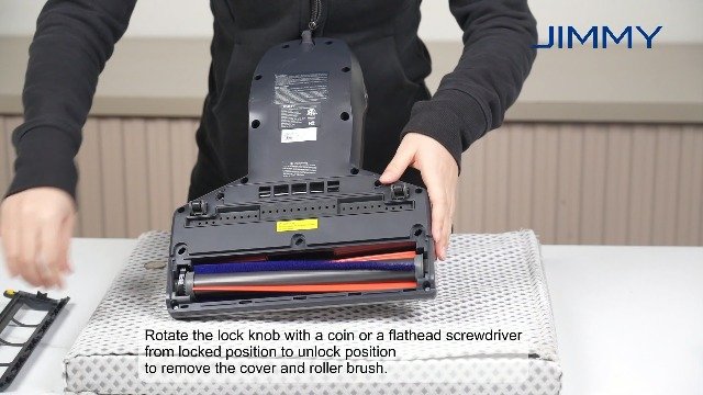 Jimmy BX7 Pro dust sensor mattress vacuum - side angle product shot