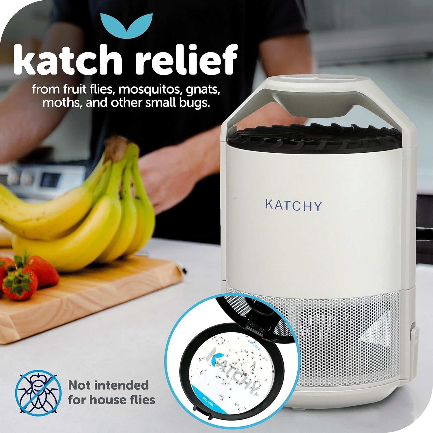 Katchy Original indoor insect trap white - product detail view 2