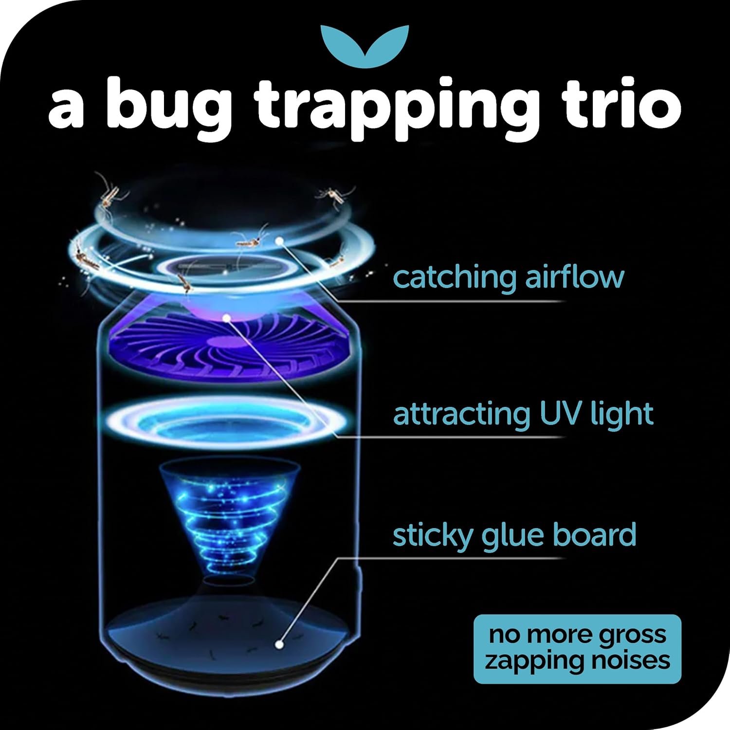 Katchy Original indoor insect trap white - product detail view 3
