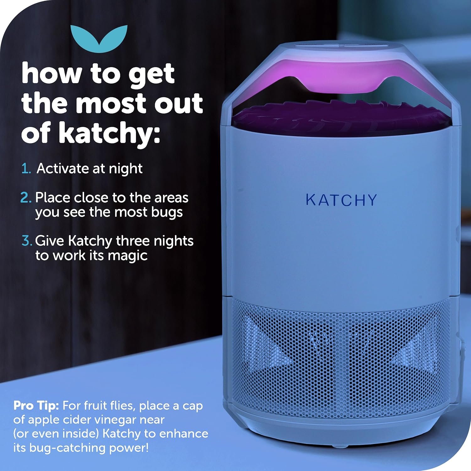 Katchy Original indoor insect trap white - product detail view 6