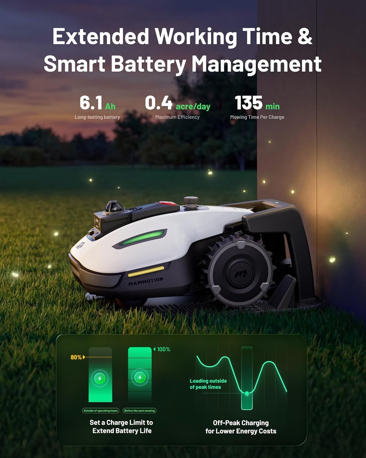 Mammotion YUKA mini 2 charging dock and accessories included