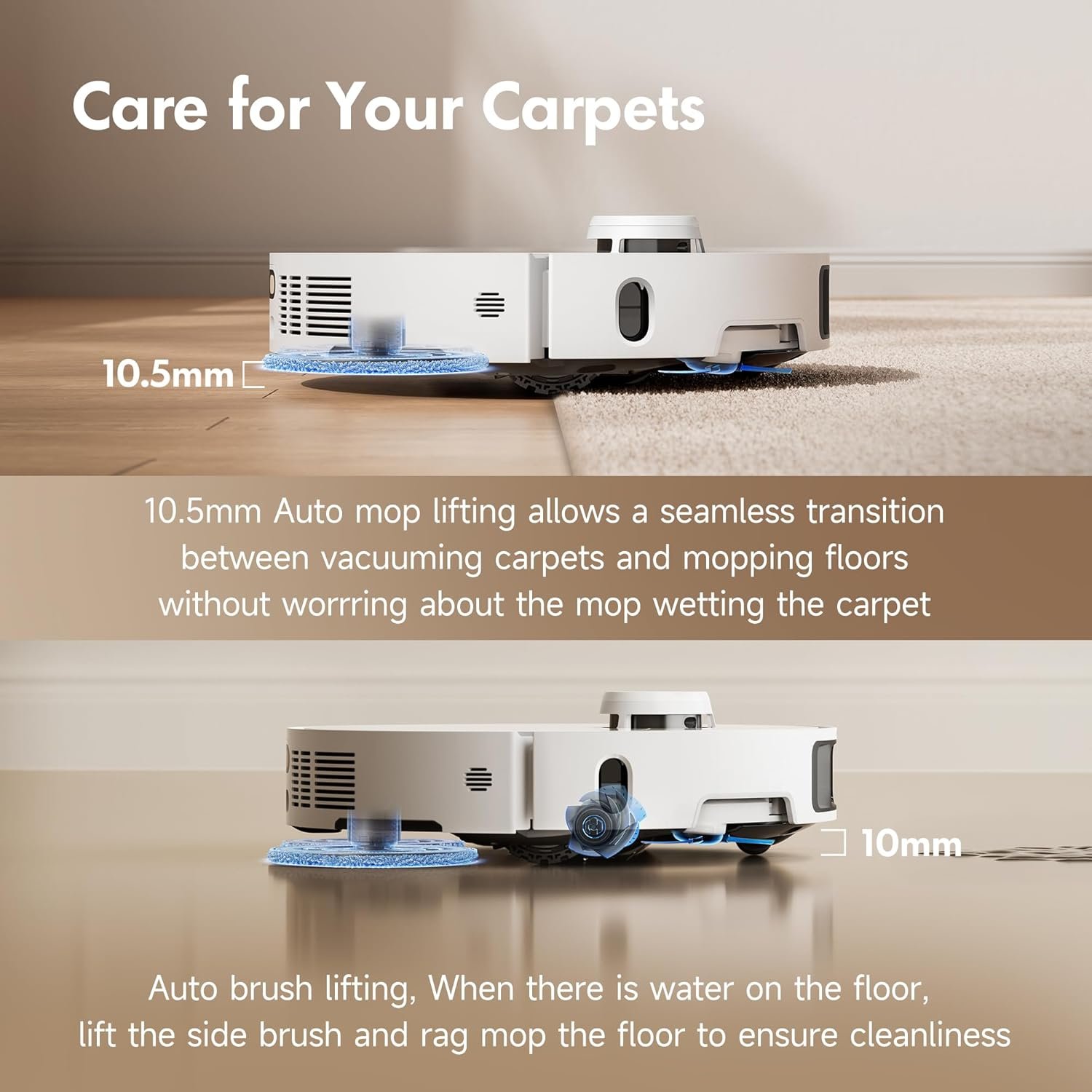 Mova P10 Pro Ultra Robot Vacuum and Mop - product view 5