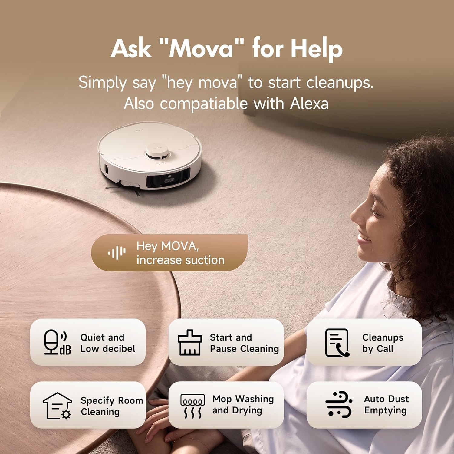 Mova P10 Pro Ultra Robot Vacuum and Mop - product view 6