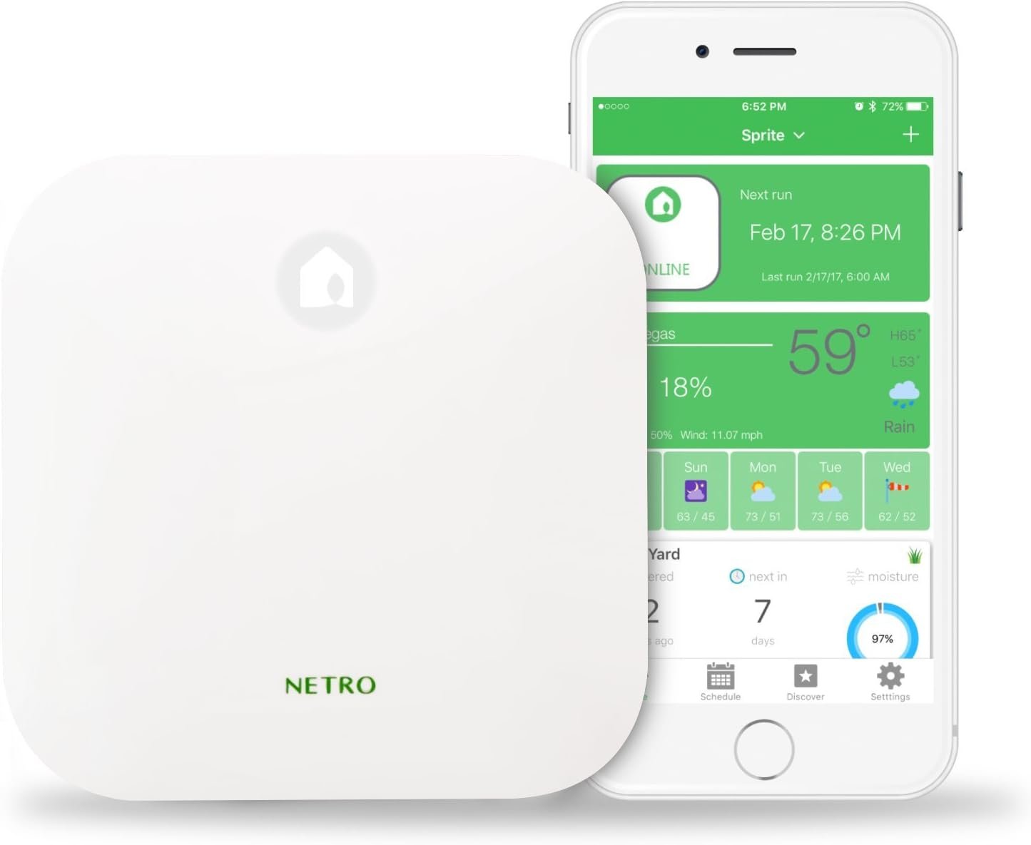 Netro Sprite Smart Sprinkler Controller 6-Zone WiFi