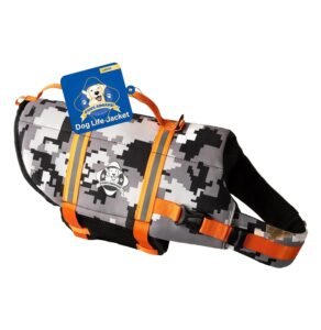 Paws Aboard dog life jacket - front view for large dogs
