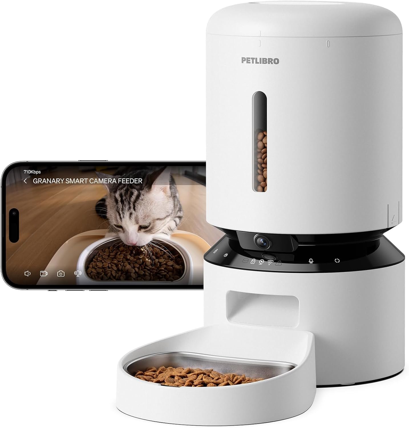 PETLIBRO automatic cat feeder with camera no subscription - view 1