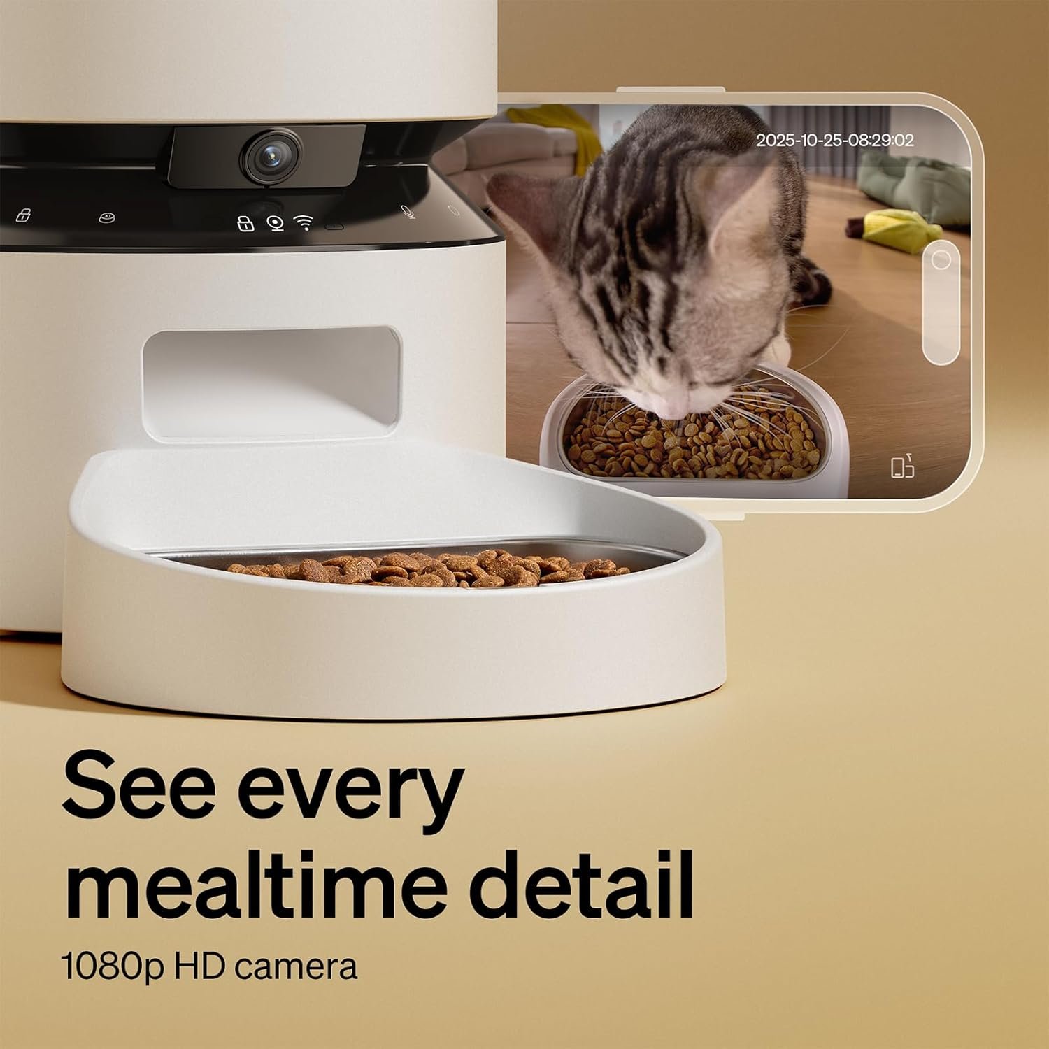 PETLIBRO automatic cat feeder with camera no subscription - view 3