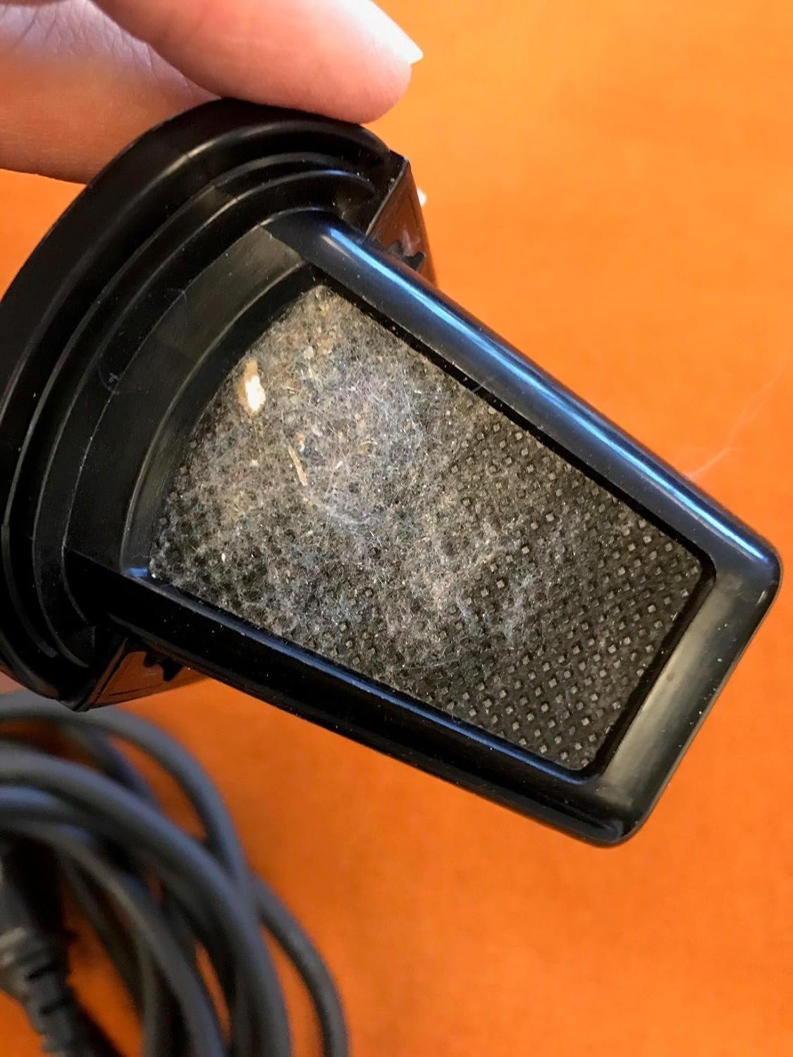 Raycop LITE UV HEPA mattress vacuum - in-use on mattress