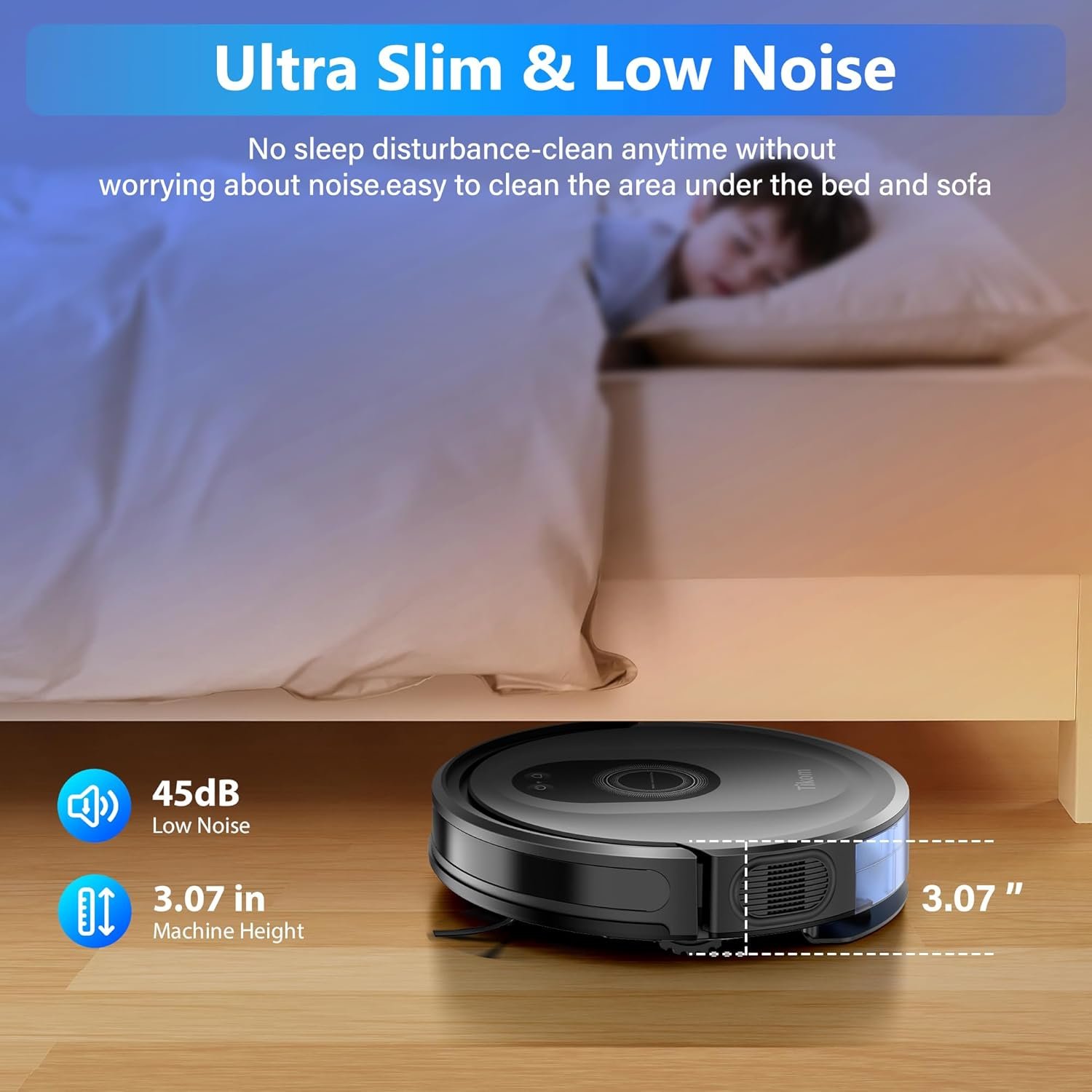 Tikom G8000 Max Robot Vacuum and Mop Combo - product view 6