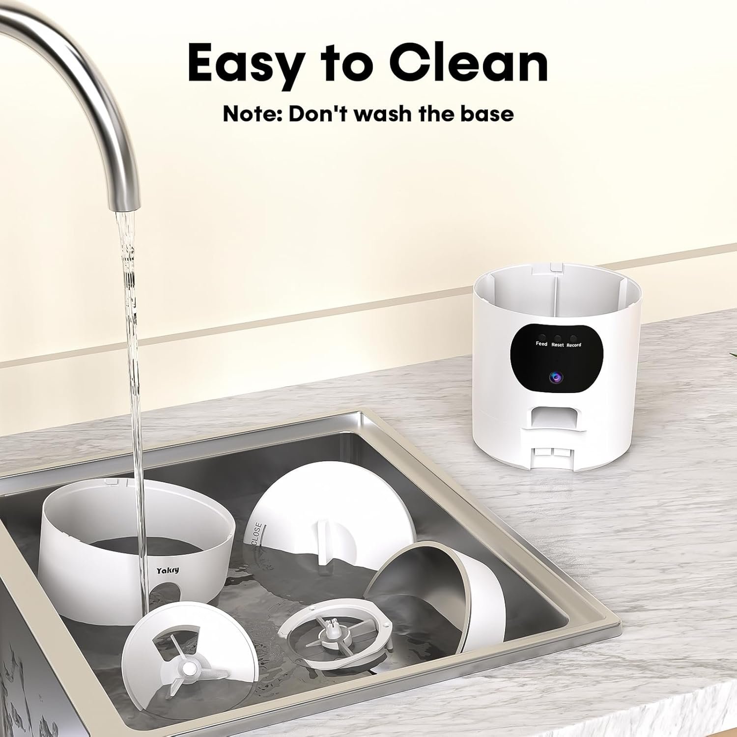 WOpet smart pet feeder with HD camera 7L capacity - view 6
