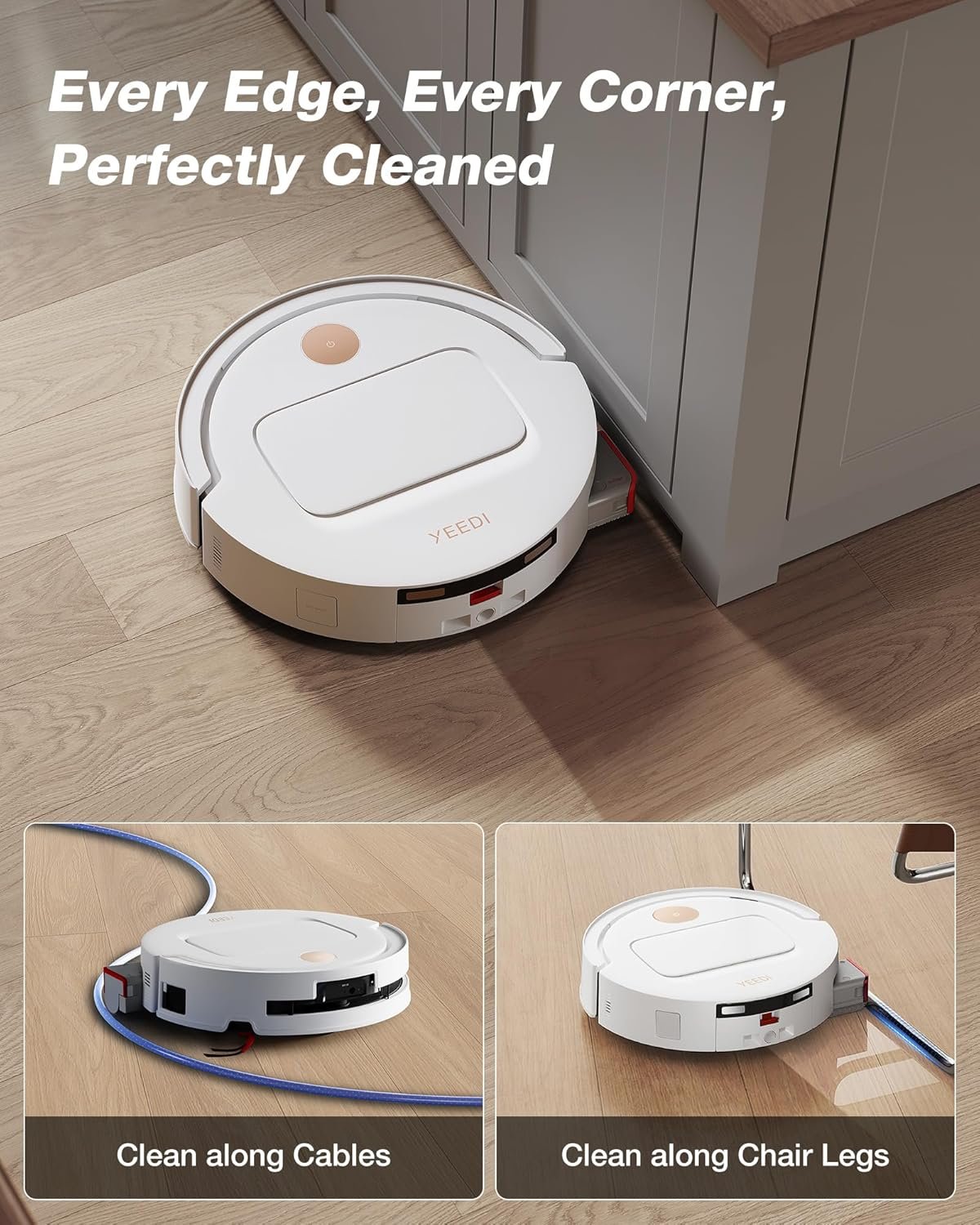 Yeedi M14 Plus Robot Vacuum and Mop - product view 4