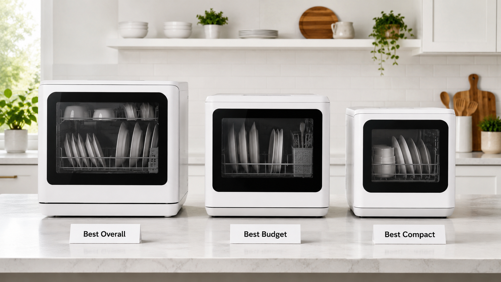 Best Countertop Dishwasher No Plumbing 2026: 3 Picks 1 Best countertop dishwashers no plumbing 2026 - Best Overall Best Budget Best Compact comparison