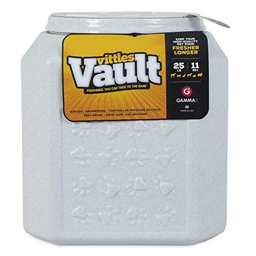 Gamma2 Vittles Vault screw-on lid detail gamma2 vittles vault review — screw-on lid detail