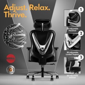 HOLLUDLE Ergonomic Mesh Office Chair review 2026 best ergonomic office chair