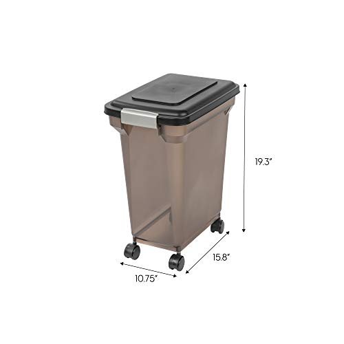 IRIS Airtight Pet Food Container real Amazon product image for dog food storage
