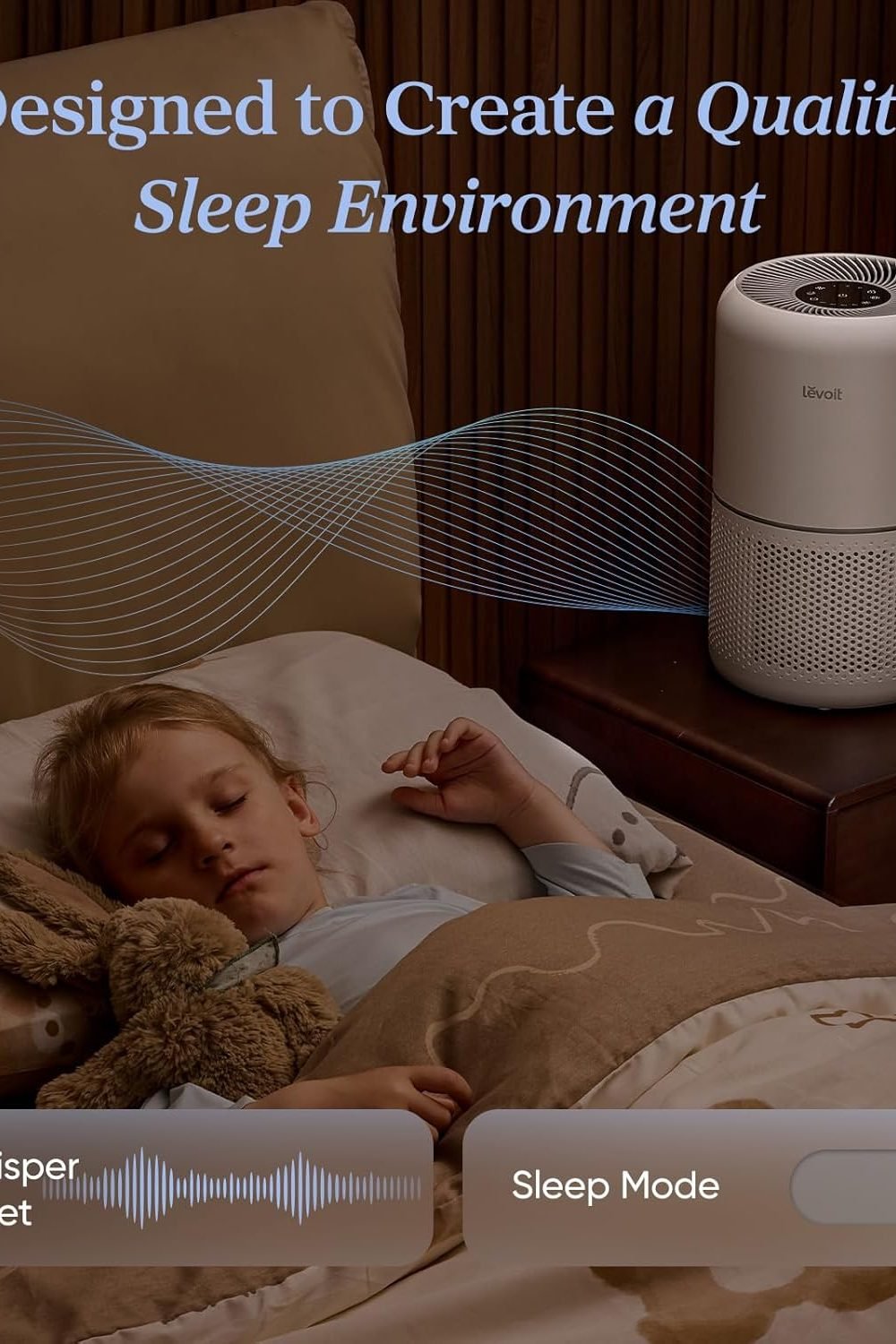 LEVOIT Core 300 Air Purifier main product view in modern living room