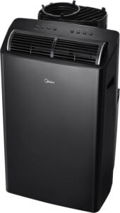 Midea Duo 14,000 BTU portable air conditioner front product image from Amazon USA
