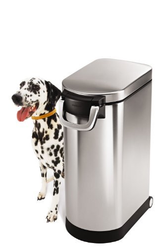 simplehuman Pet Food Can removable inner bucket simplehuman pet food can review — removable inner bucket for cleaning