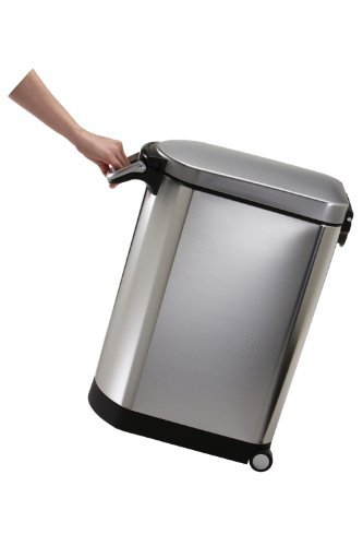 simplehuman pet food can magnetic lid-mounted scoop