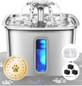 Veken 108oz Stainless Steel Fountain real product photo 1