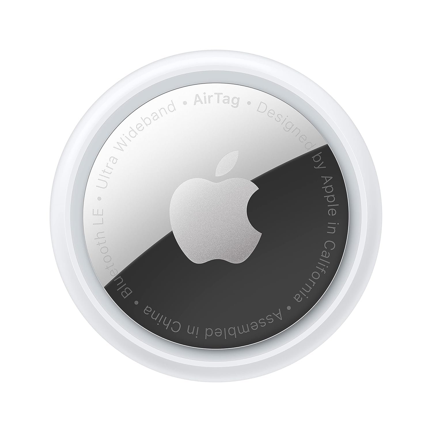 Apple AirTag on a dog collar holder