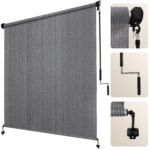 Amazon Basics Amazon Basics Outdoor Patio Sun Shade Sail with UV Block, 10' x 13' ft, Sand shade sail gallery image 1